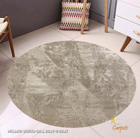 Be Modern Buy Modern Rugs Design Modern Home | Milano W907A-SH.L.Gray P.Gray