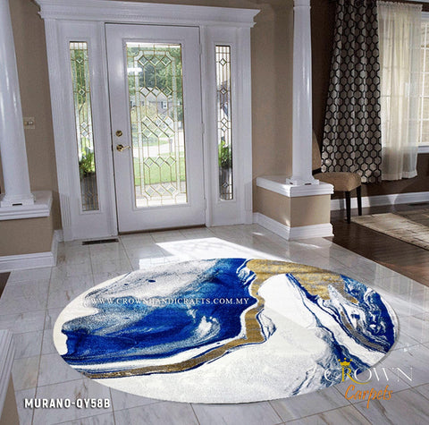 Shop Modern Round Carpets Abstract Designs Nordic Rugs | Murano QY58B