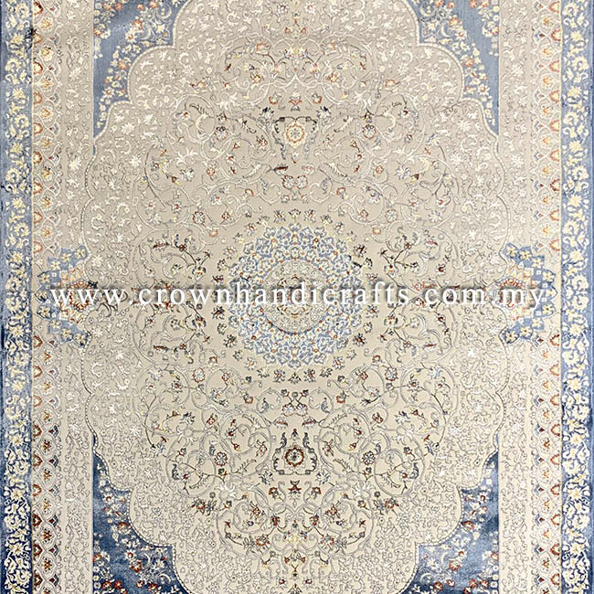 Persian Style Turkish Rugs High End Durable Carpet for Living Room Bedroom | Mashad Silk N794A