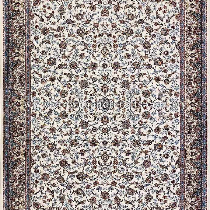 Premium Persian Carpet from Iran Smooth Wool Feel Man Made Persian Carpets for Bedroom Living Room | Rayan Nastaran