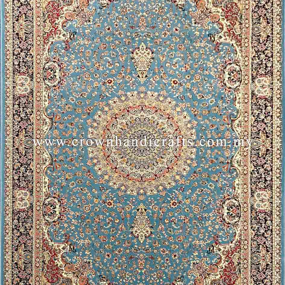 Premium Persian Carpet from Iran Smooth Wool Feel Man Made Persian Carpets for Bedroom Living Room | ASHRAFI NILOOFARANTEH