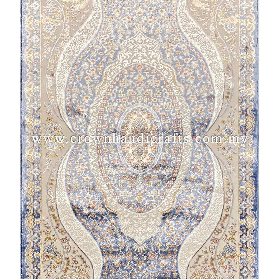Experience the Luxury: Silk-Feel Persian Design Viscose Living Room Carpet | Faraz Silk NP66A