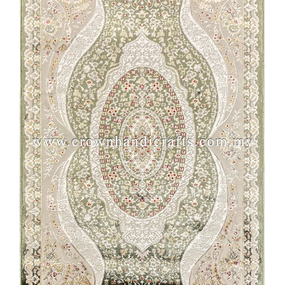 Experience the Luxury: Silk-Feel Persian Design Viscose Living Room Carpet | Faraz Silk NP66A