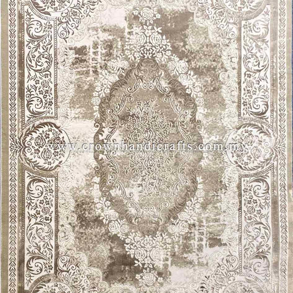 Fusion of Modern Persian Carpet Neo-Classic Style Thick Quality Turkish Rugs for Living Room Bedroom | Silk Pasha P0531