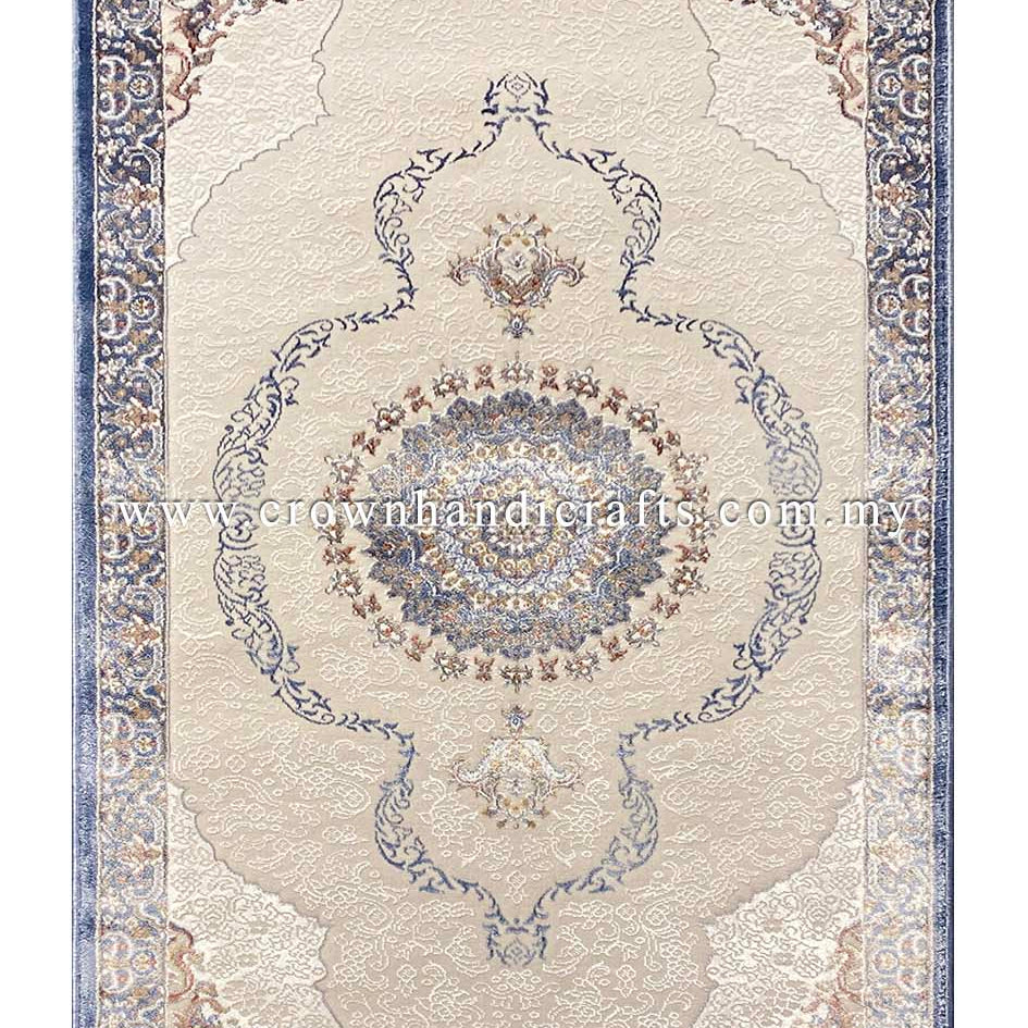 Elevate Your Living Room: High-Quality Viscose Carpet with Elegant Persian Design | Faraz Silk PA68C