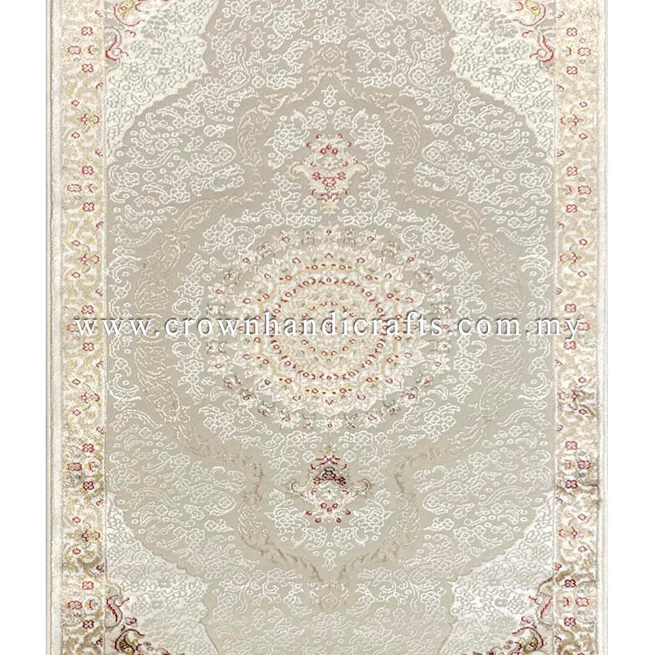 Elevate Your Living Room: High-Quality Viscose Carpet with Elegant Persian Design | Faraz Silk PA68C