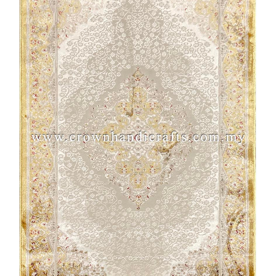Experience the Opulence: Persian Design Viscose Carpet with a Silken Touch | Faraz Silk PB33D