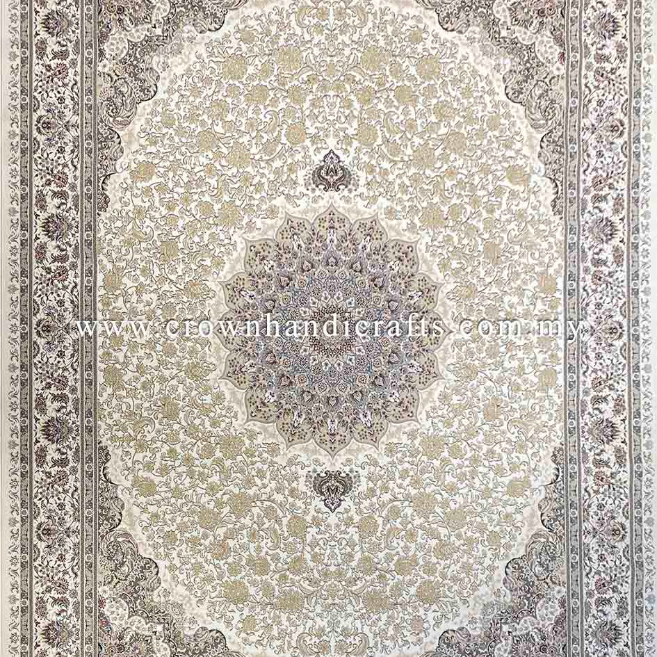 Premium Quality Persian Carpet: Intricate Design, Smooth Feel, for Living Rooms | Rasoul Isfahan PE 21