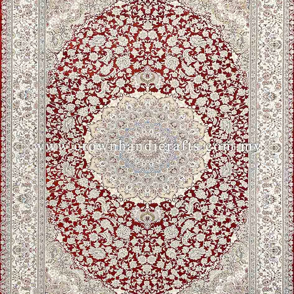 Premium Quality Persian Carpet: Intricate Design, Smooth Feel, for Living Rooms | Rasoul Isfahan PE 21