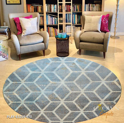 Shop Modern Round Carpets Abstract Designs Nordic Rugs | Play 63209-670