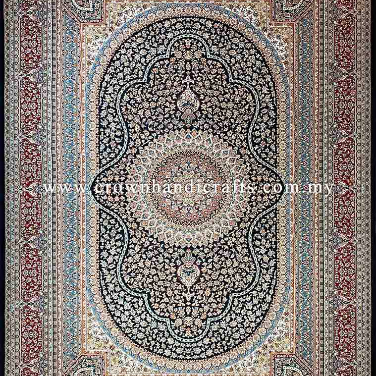 Authentic Persian Rug Iran Carpet Wool Feel High End Quality Hand Look Man Made Persian Carpets for Living Room | Ashrafi Raz