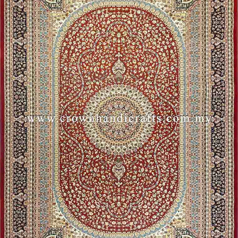 Authentic Persian Rug Iran Carpet Wool Feel High End Quality Hand Look Man Made Persian Carpets for Living Room | Ashrafi Raz