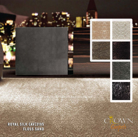 Shop Exclusive Carpets Residential & Commercial | Royal Silk (AV) Wall To Wall Carpet
