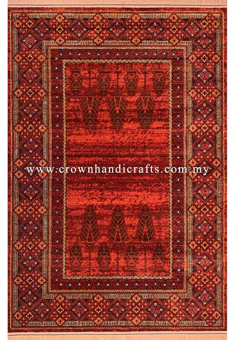 Moroccan Style Persian Rug Tribal Vintage Carpet Made in Iran | Hamedan Sa109