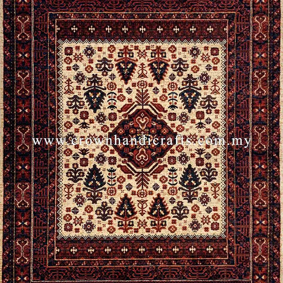 Vintage Style Tribes men Persian Carpet Abstract Rug for Living Room | Hamedan Sa126