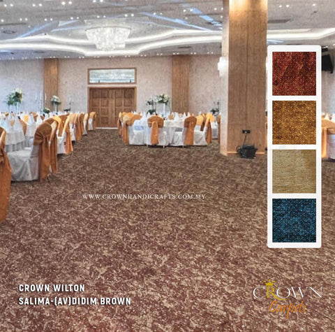 Elevate your space with the timeless elegance and lasting durability of Wilton carpets | Crown Wilton Salima (AV) Wall To Wall Carpet