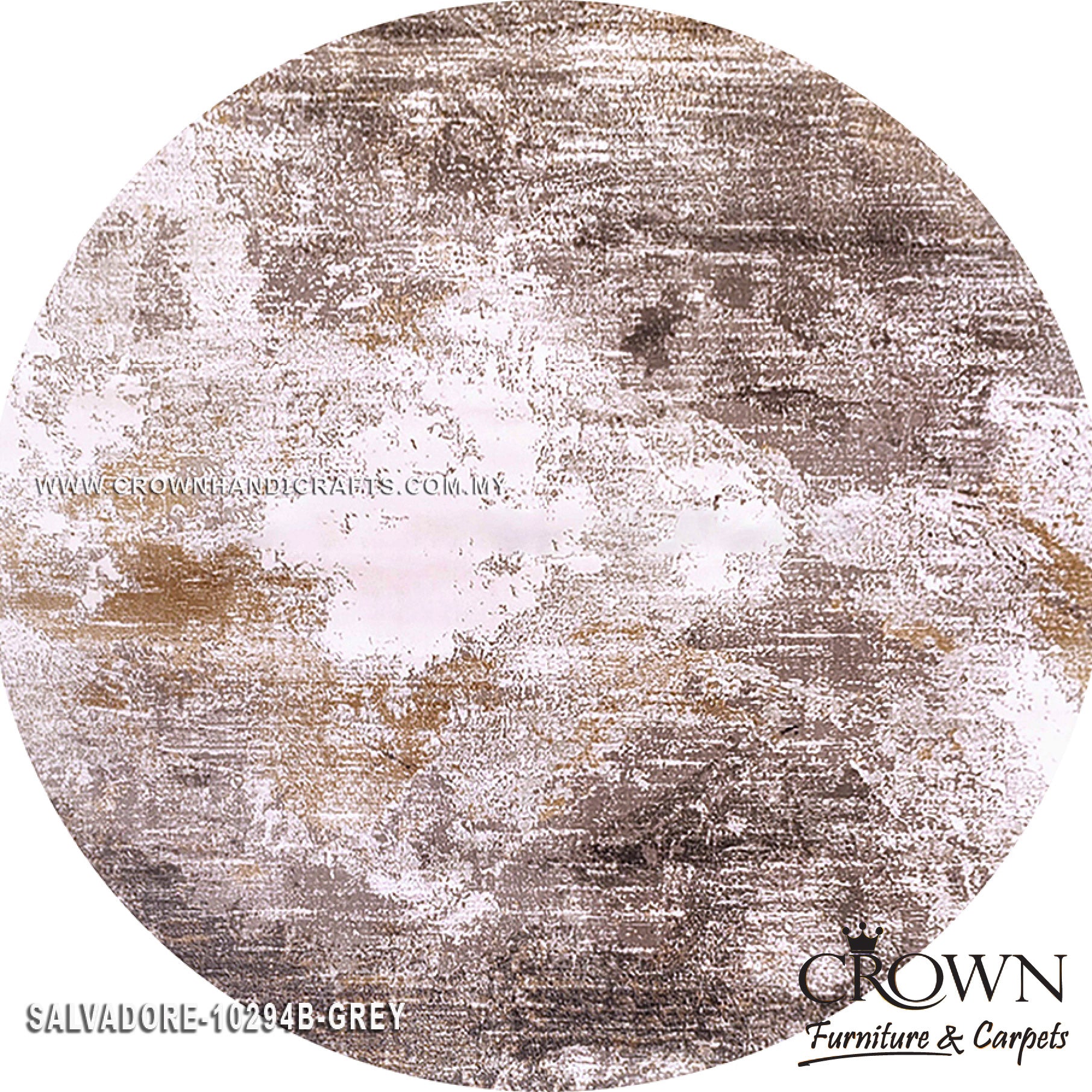 Modern Carpet – Amazing Smooth Feel Modern Abstract Rug | Salvadore 10294B Round