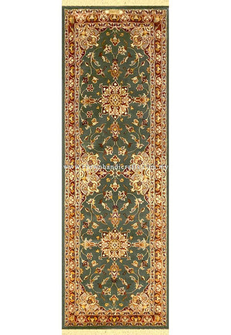 [6X2FT] Authentic Handmade Persian Runner | Premium 100% Silk & Wool | Exquisite High-Quality Iranian Rug with Turkish Craftsmanship | SK Kashmir Carpet Silk Wool CH-2251