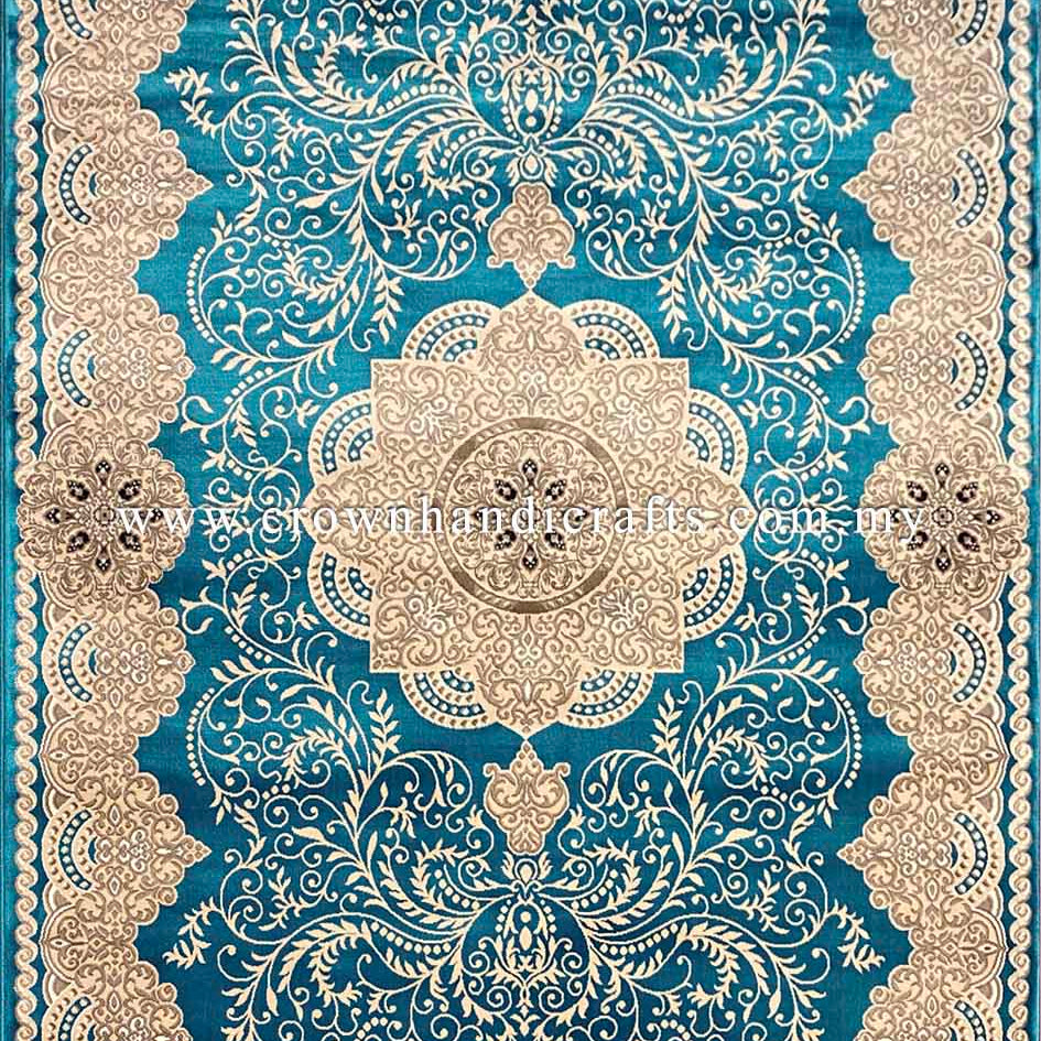 Persian Style Turkish Rugs High End Durable Carpet for Living Room Bedroom | Kashan 9203