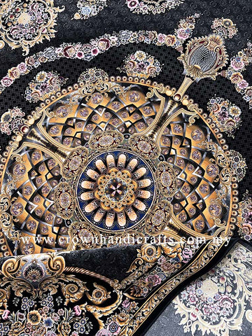 100% Silk Rug Iran Authentic Persian Carpet High End Premium Quality Man Made Elegant Feel | Venus Silk Zhinus