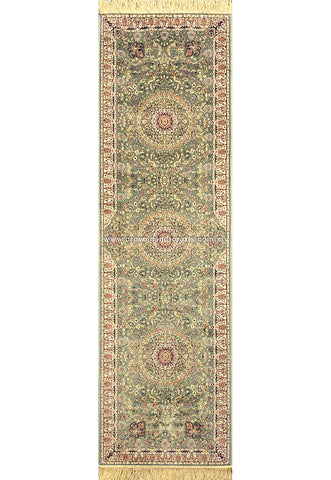 Persian-Inspired Runner Rug – Silk-Like Viscose Elegance for Hallways & Living Spaces | Zrabi 342