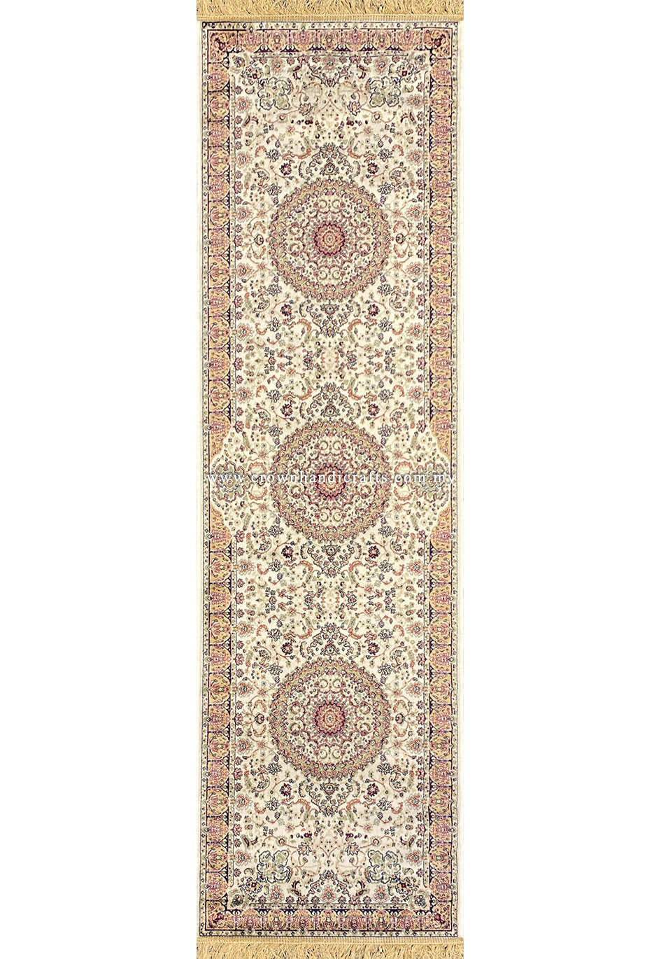 Persian-Inspired Runner Rug – Silk-Like Viscose Elegance for Hallways & Living Spaces | Zrabi 342