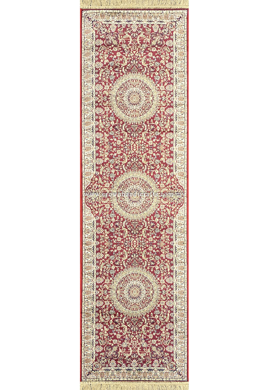 Persian-Inspired Runner Rug – Silk-Like Viscose Elegance for Hallways & Living Spaces | Zrabi 342
