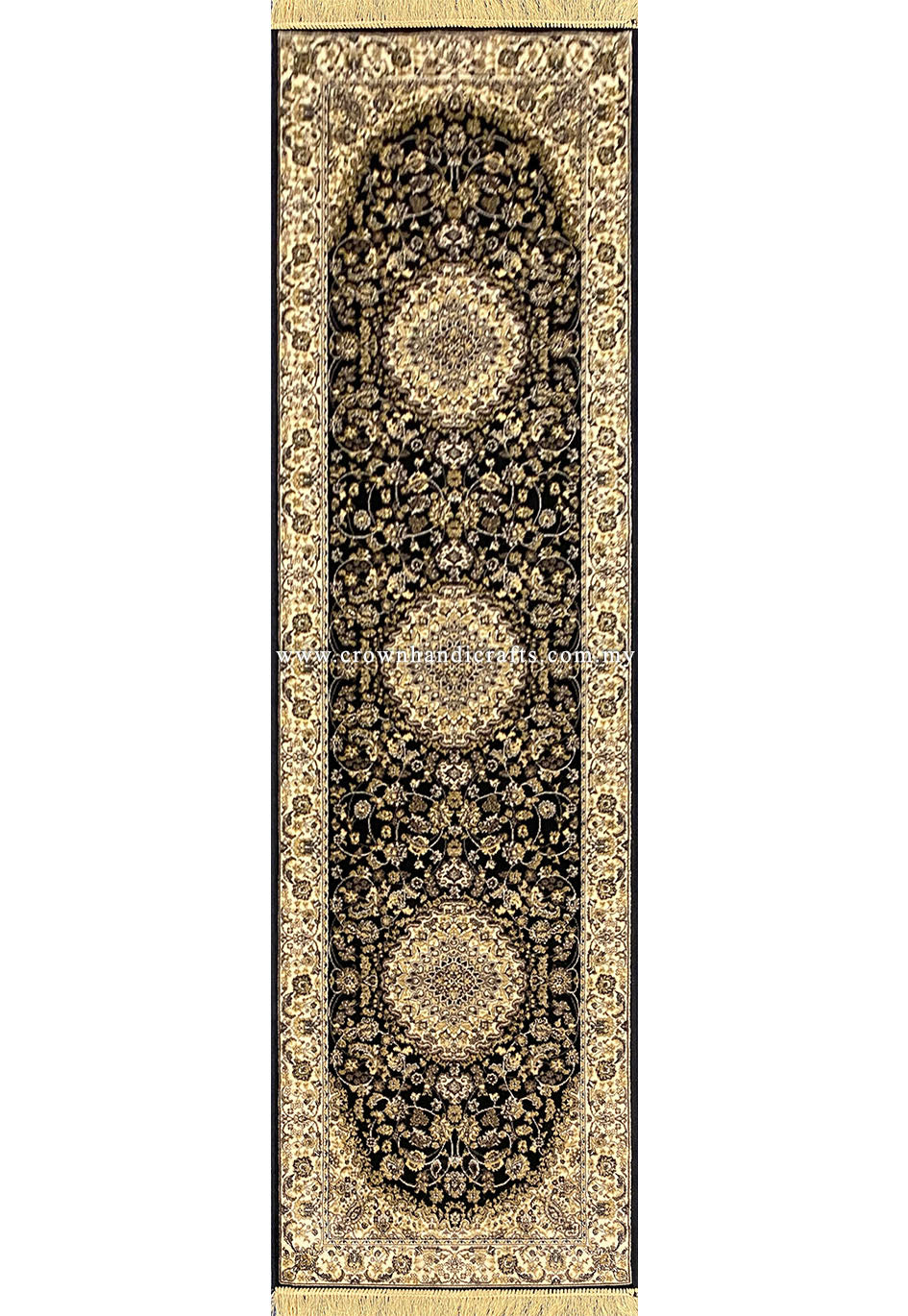 Fine Viscose Runner Carpet – Persian Motifs with a Luxurious Silk Touch for High-End Interiors | Zrabi 396