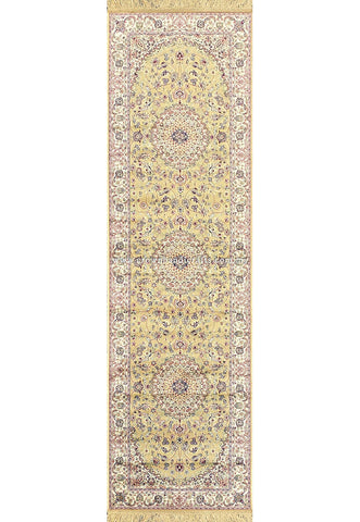 Fine Viscose Runner Carpet – Persian Motifs with a Luxurious Silk Touch for High-End Interiors | Zrabi 396
