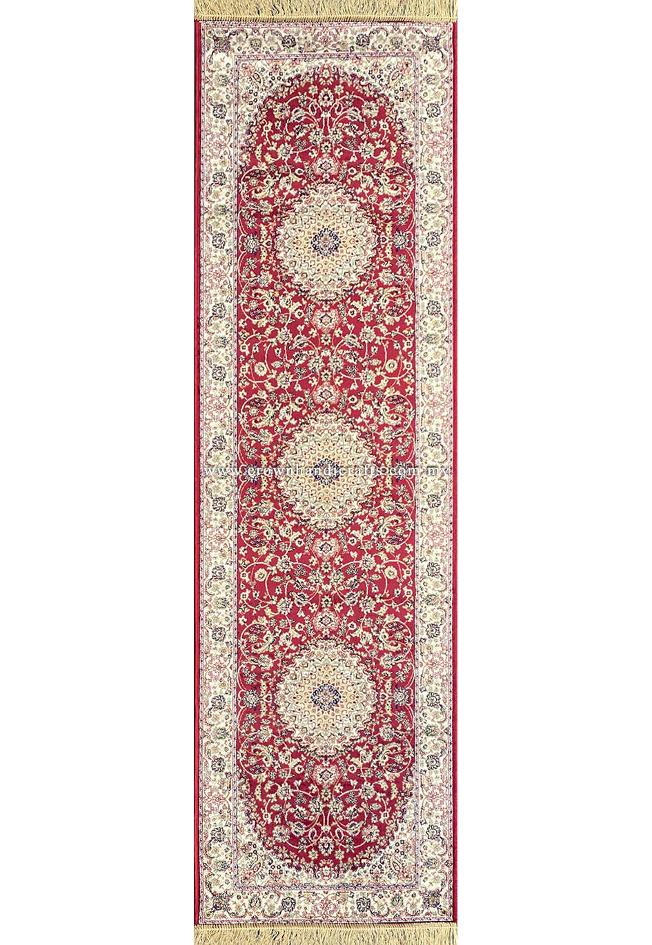Fine Viscose Runner Carpet – Persian Motifs with a Luxurious Silk Touch for High-End Interiors | Zrabi 396