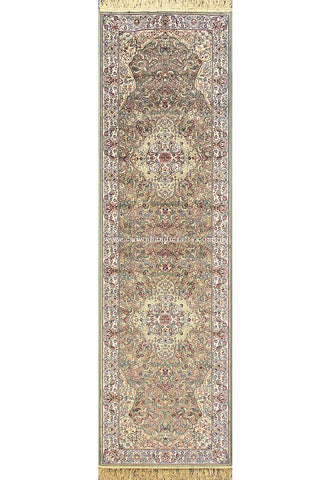 Persian Pattern Runner Rug Silk-Feel Viscose Carpet for Halls, Entries & Living Rooms | Zrabi 455