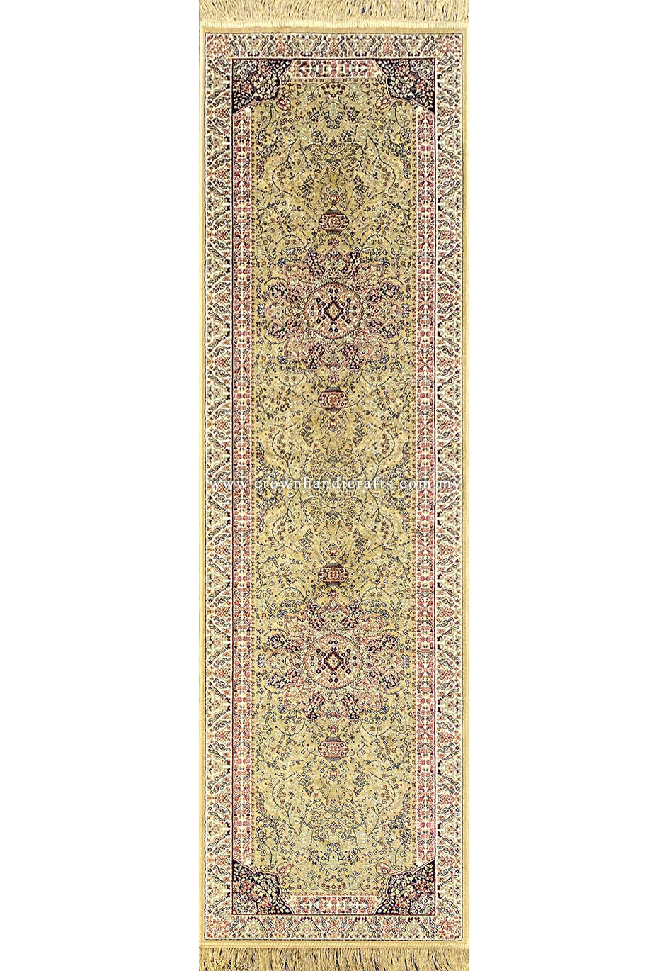 Elegant Persian Runner Rug Silk-Touch Viscose Carpet for Grand Entries & Luxe Living Spaces | Zrabi 459