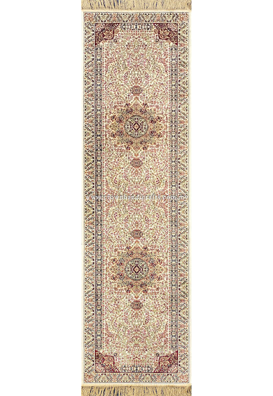 Elegant Persian Runner Rug Silk-Touch Viscose Carpet for Grand Entries & Luxe Living Spaces | Zrabi 459