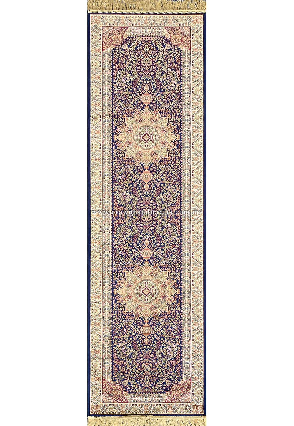 Elegant Persian Runner Rug Silk-Touch Viscose Carpet for Grand Entries & Luxe Living Spaces | Zrabi 459