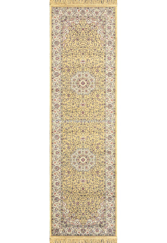 Persian-Style Entryway Runner - Premium Viscose Rug with Luxurious Silk Feel Underfoot | Zrabi 470