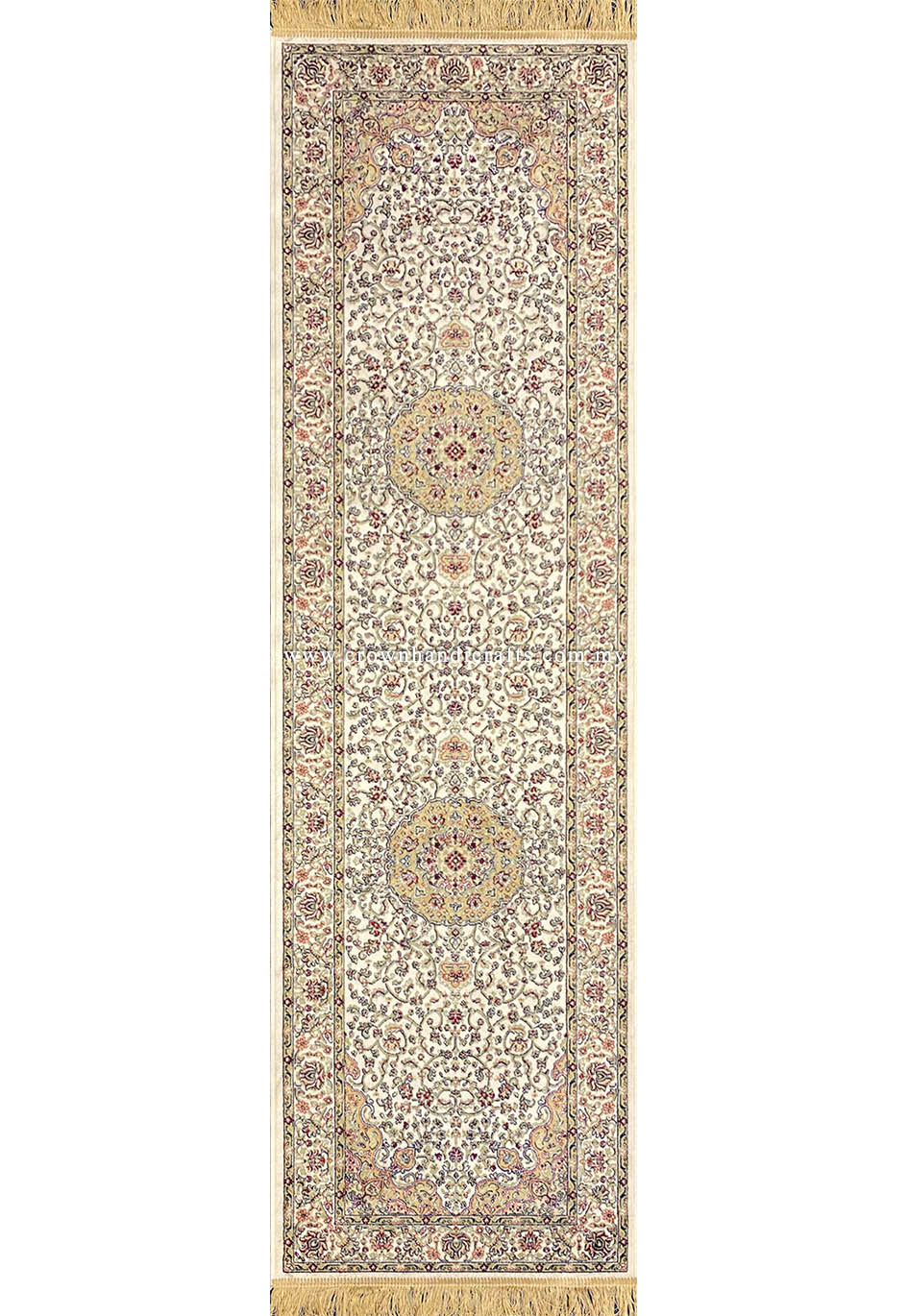 Persian-Style Entryway Runner - Premium Viscose Rug with Luxurious Silk Feel Underfoot | Zrabi 470