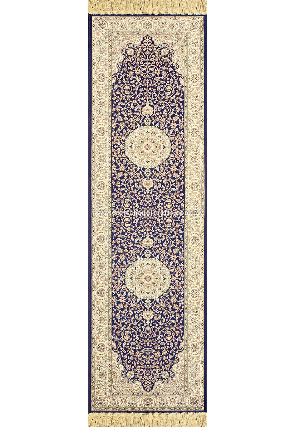 Persian-Style Entryway Runner - Premium Viscose Rug with Luxurious Silk Feel Underfoot | Zrabi 470