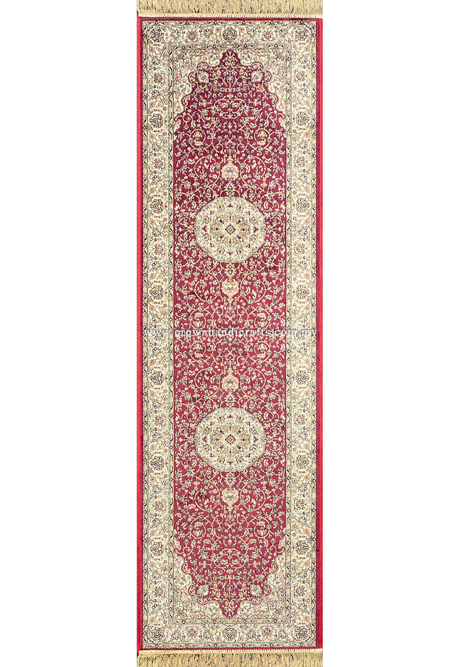 Persian-Style Entryway Runner - Premium Viscose Rug with Luxurious Silk Feel Underfoot | Zrabi 470