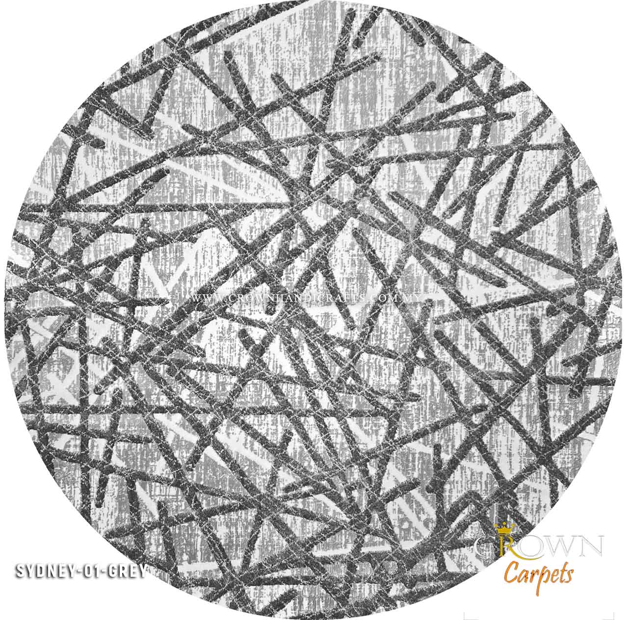 Always Remember First Impressions Lasts Forever Design Your Living Space with Impressive Modern Rugs | Sydney Round 01 Grey