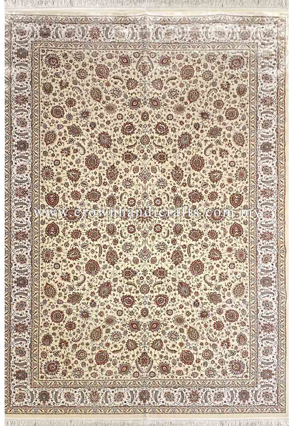 Royal Edition Silk Carpet Rug Authentic Persian Carpet to match your Living Room Standard | Persian Silk 0IS010