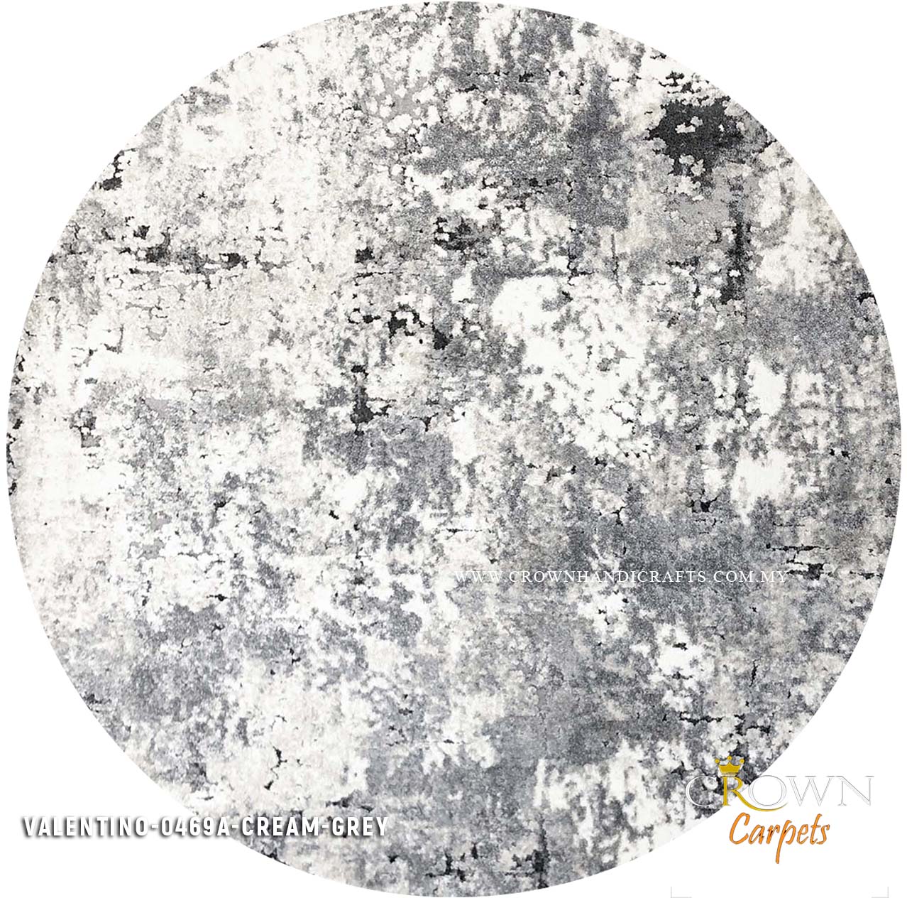 Designer Rug to match Designer Interior Sofa | Valentino 0469A Cream Grey