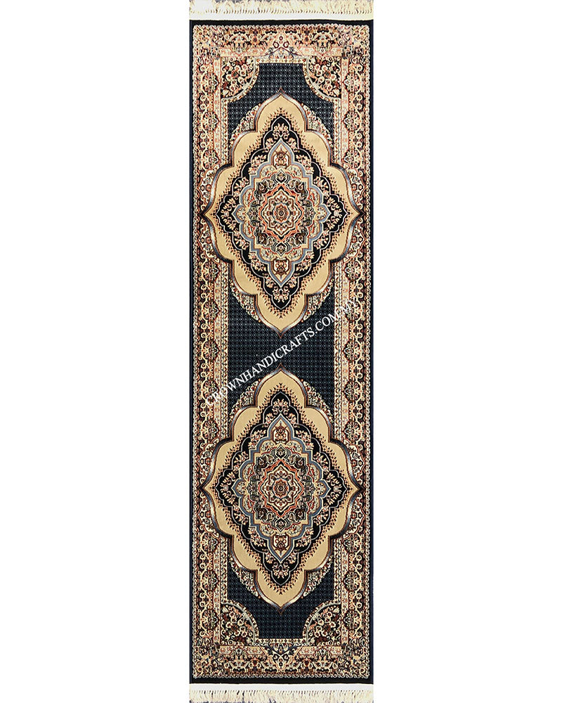 Silk Feel Carpet Persian Design Turkish Rug for Living Room Bedroom Carpet | Semerkant 06981A Runner