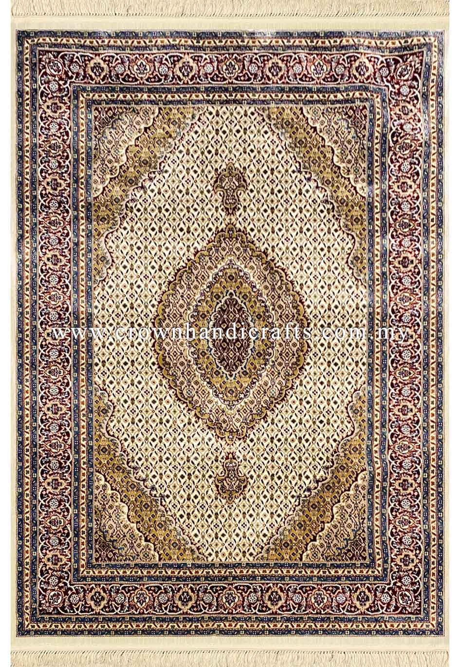 Silk Feel Carpet Persian Design Turkish Rug for Living Room Bedroom Carpet | Isfahan 747