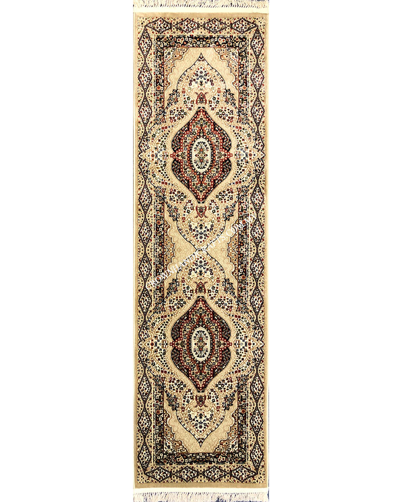 Persian Style Turkish Rugs High End Durable Carpet for Living Room Bedroom | Semerkant 07611C Runner