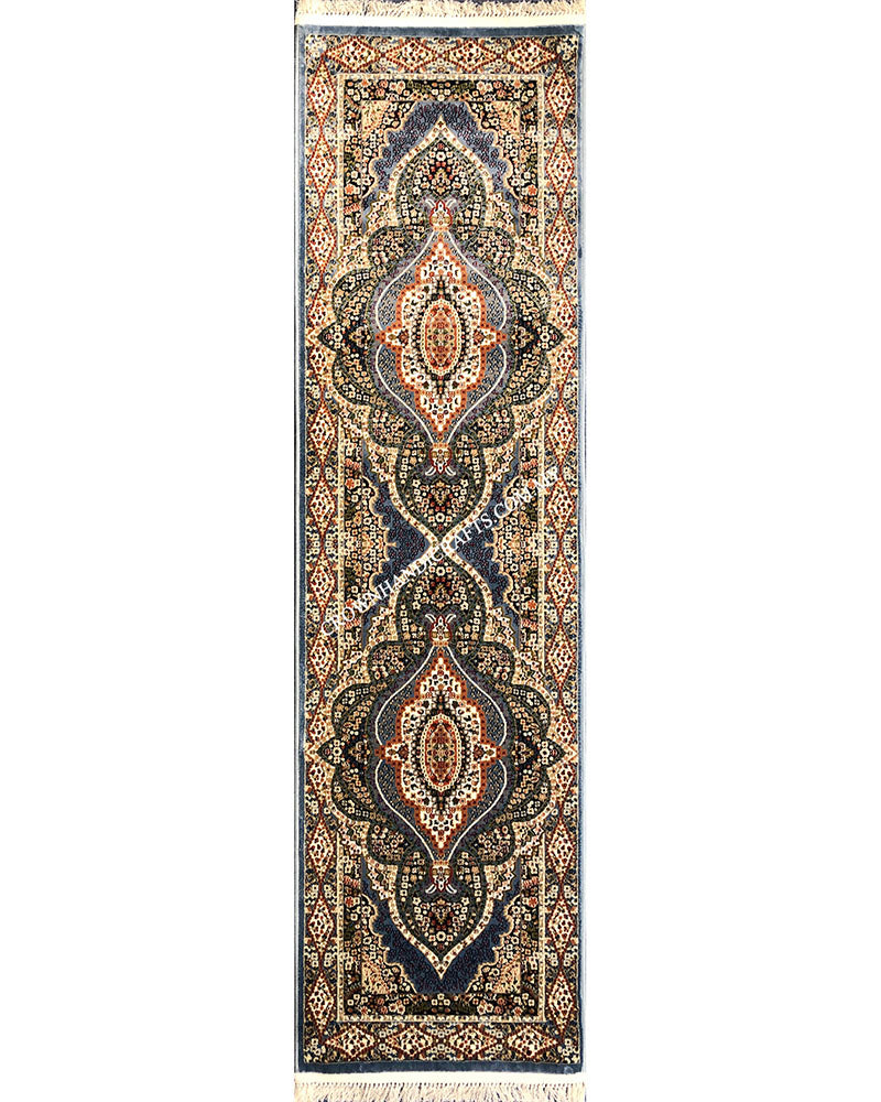 Persian Style Turkish Rugs High End Durable Carpet for Living Room Bedroom | Semerkant 07611C Runner