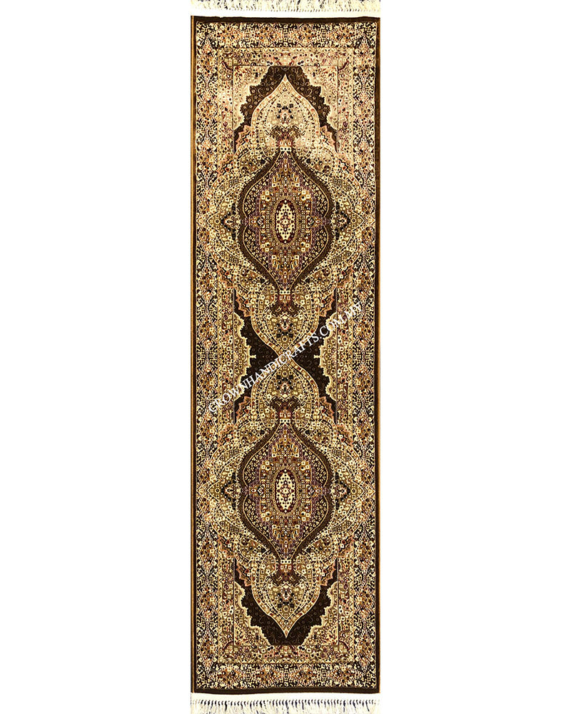 Persian Style Turkish Rugs High End Durable Carpet for Living Room Bedroom | Semerkant 07611C Runner