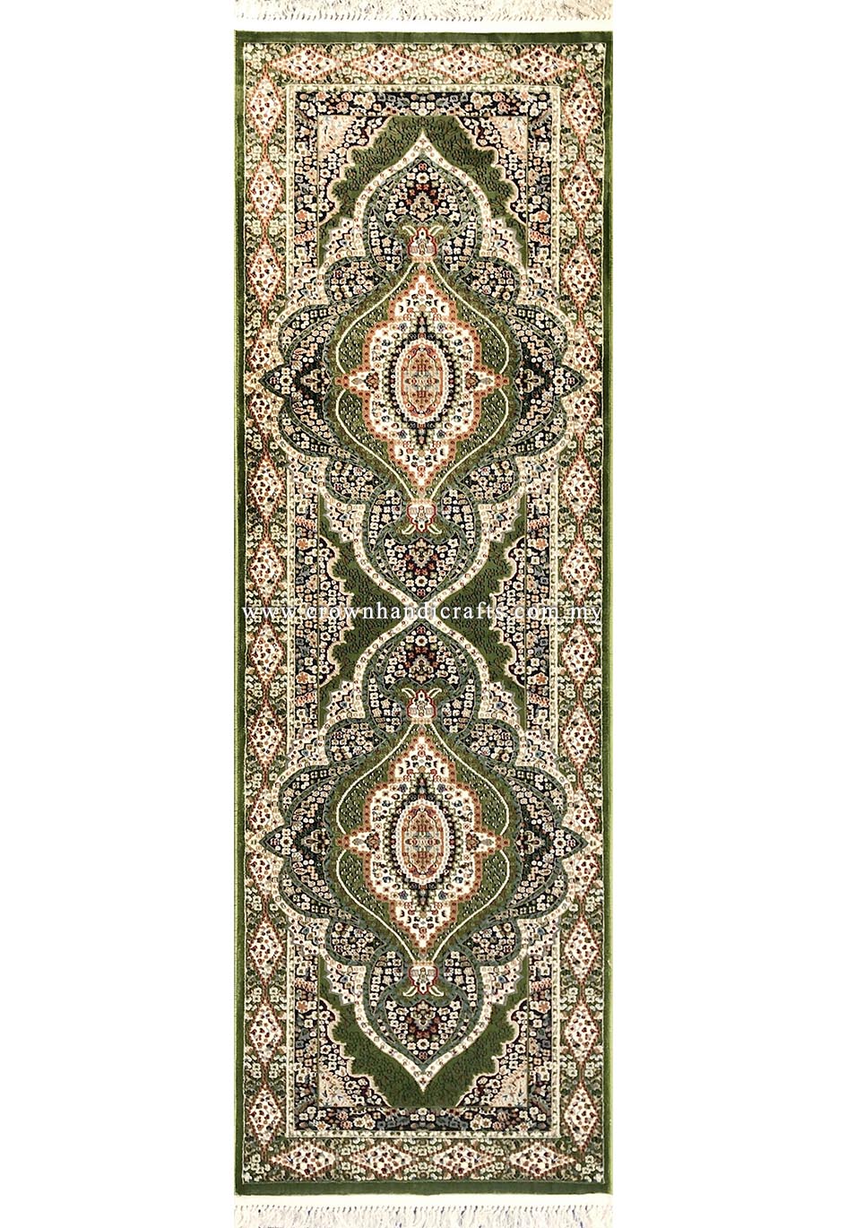 Persian Style Turkish Rugs High End Durable Carpet for Living Room Bedroom | Semerkant 07611C Runner
