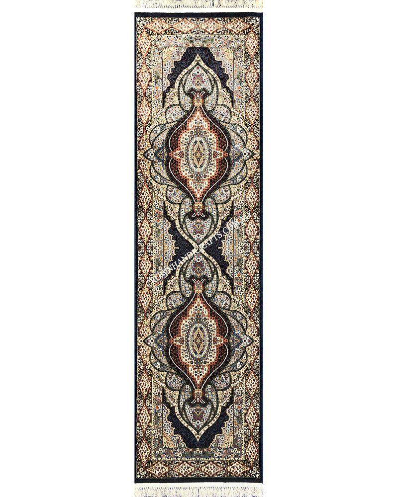 Persian Style Turkish Rugs High End Durable Carpet for Living Room Bedroom | Semerkant 07611C Runner