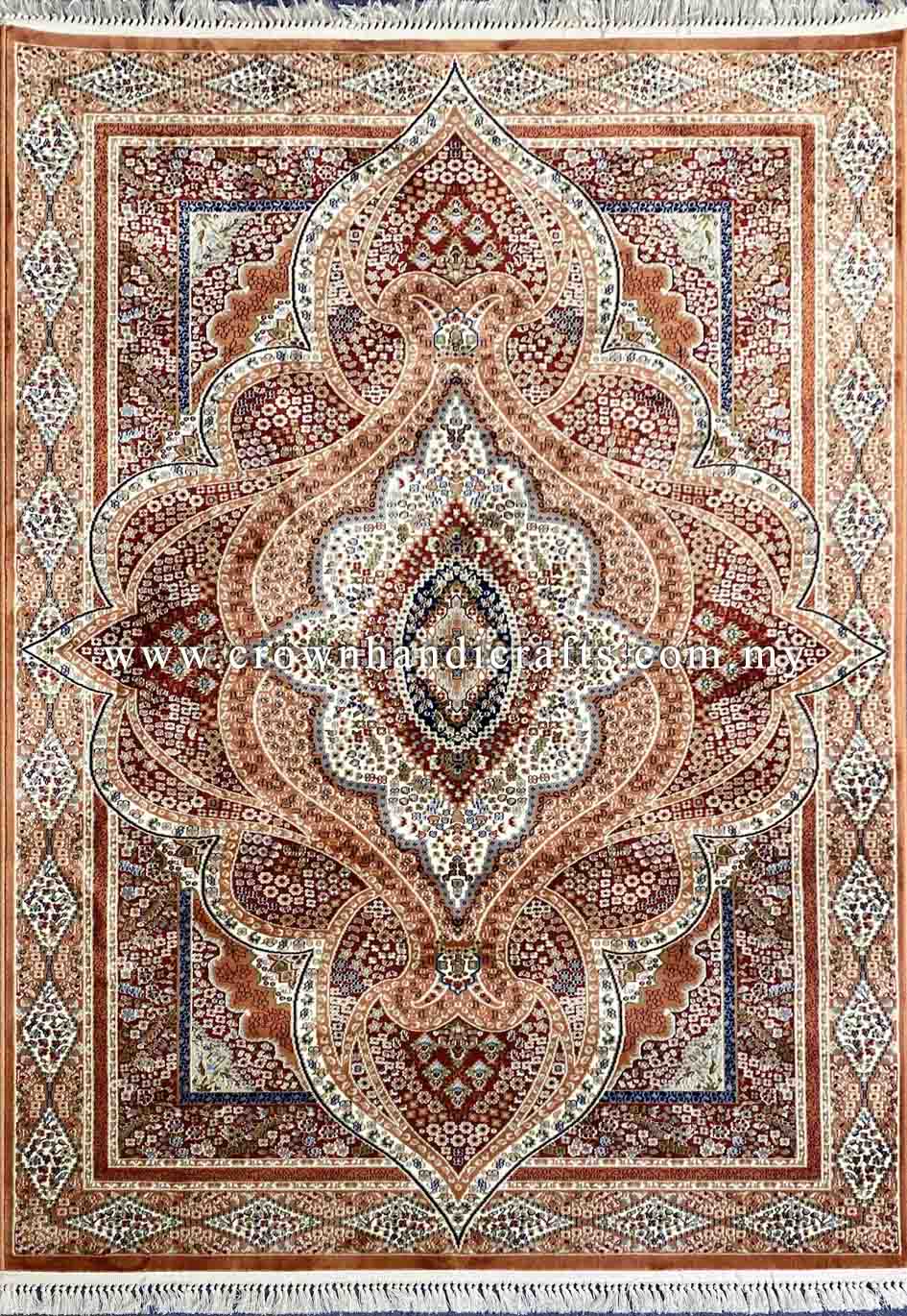Persian Style Turkish Rugs High End Durable Carpet for Living Room Bedroom | Semerkant 07611C