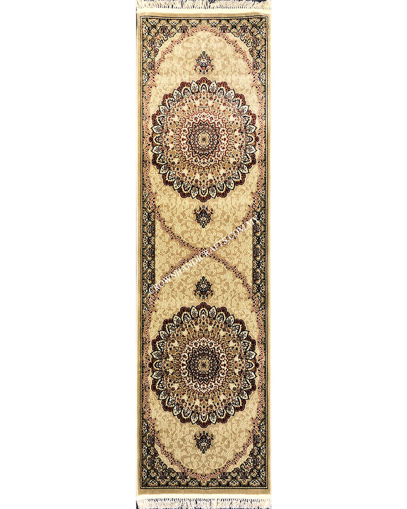 Persian Carpet Thick Quality Turkish Rugs High End Durable Carpets for Living Room Bedroom | Semerkant 07910A Runner